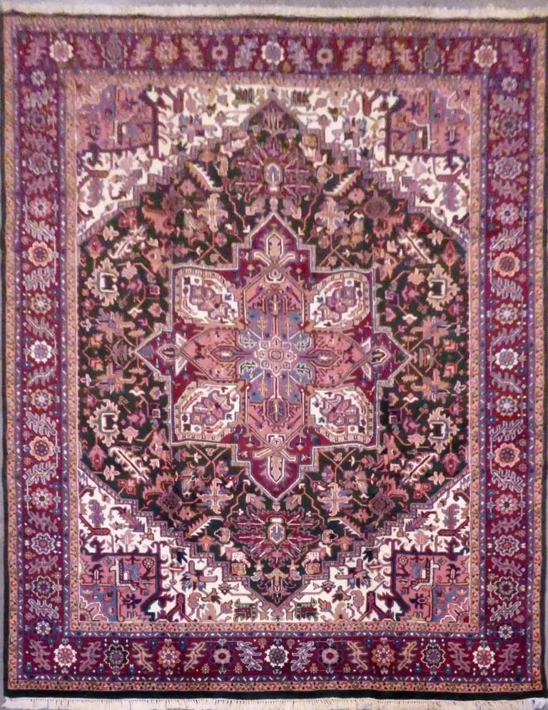 One Of The Kind Pakistani Hand-Knotted Rug 8'8" x 11'4"